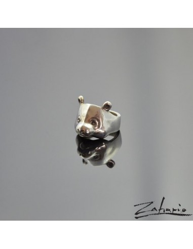 Ring Panda Silver