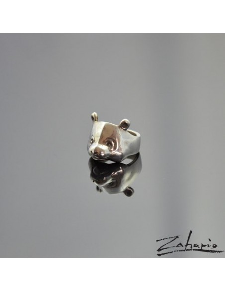 Ring Panda Silver