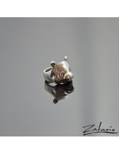 Ring Panda Silver