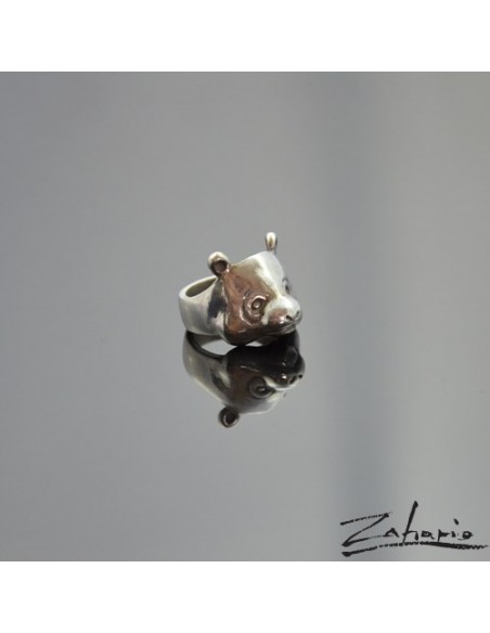 Ring Panda Silver