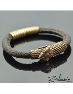 Bracelet Snake Ouroboros Bronze 2