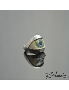 Pierścień Oko Srebro