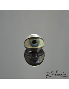 Pierścień Oko Srebro 2