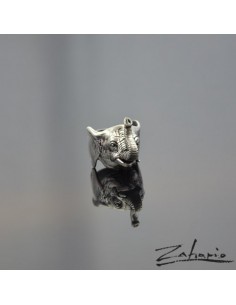 Pierścień Słoń Srebro 2