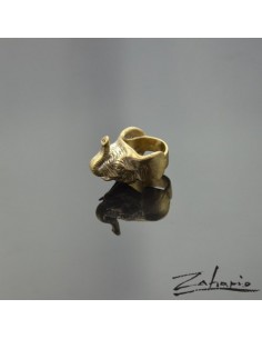 Pierścień Słoń Brąz