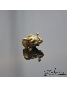 Pierścień Słoń Brąz 2