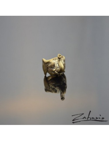 Pierścień Słoń Brąz