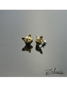 Earrings Kitten Bronze 2
