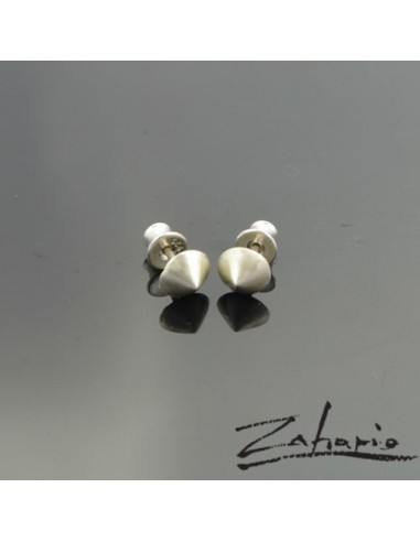 Earrings Brads Round Silver