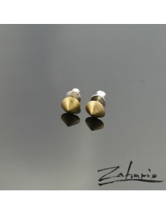Earrings Brads Round Bronze
