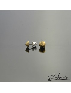 Earrings Brads Round Bronze 2