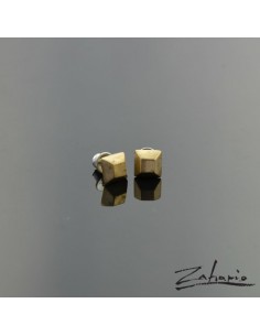 Earrings Brads Square Bronze
