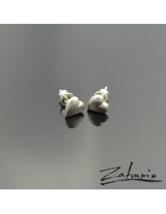 Earrings Hearts Silver 2