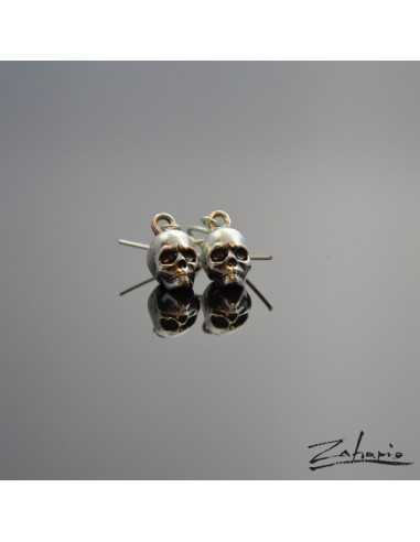 Earrings Skulls Silver