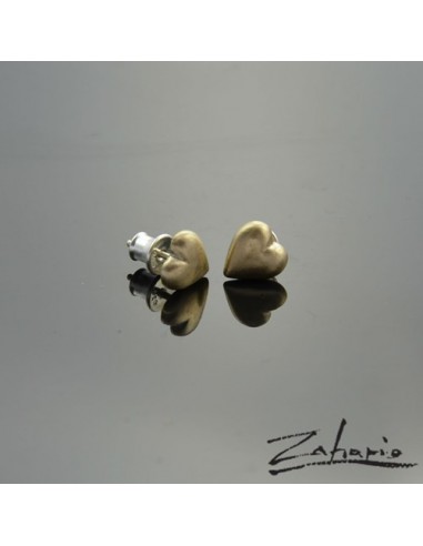 Earrings Hearts Bronze
