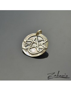 Pendant Atheizm Symbol Bronze