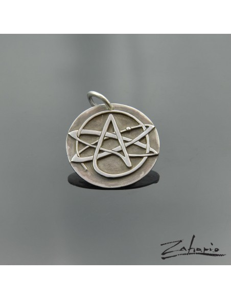 Pendant Atheizm Symbol Silver