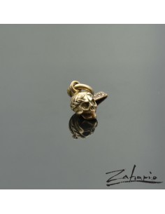 Pendant Victorious Skull Bronze 2