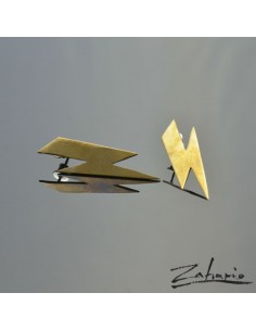 Earrings Lightnings Bronze 2
