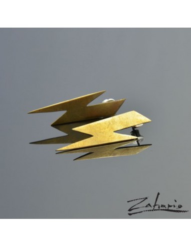 Kolczyki Błyskawice Brąz