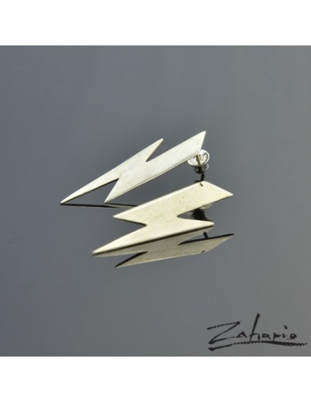 Earrings Lightnings Silver