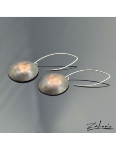 Earrings Circles Copper