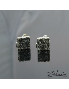 Cufflinks Fossil Bones Silver