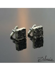 Cufflinks Fossil Bones Silver 2