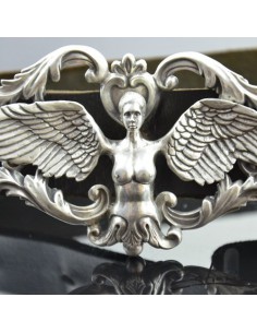 Trouser Belt Angel Silver