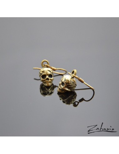 Earrings Victorious Skulls Bronze