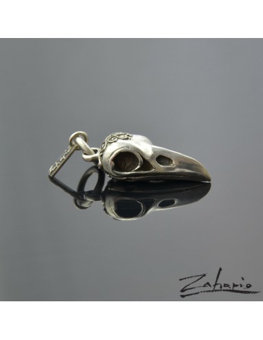 Wisior Czaszka Kruka Srebro