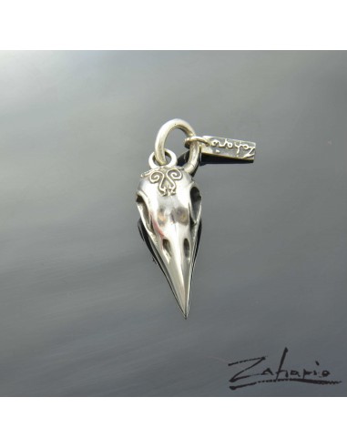 Wisior Czaszka Kruka Srebro