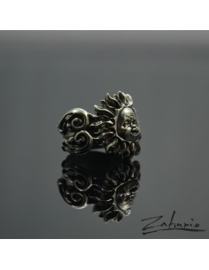 Ring Smiling Sun Silver