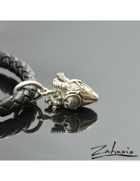 Bracelet Biomechanical Heart Silver
