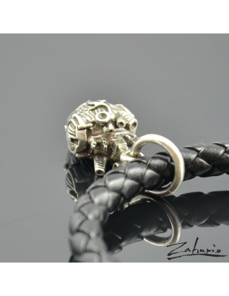 Bracelet Biomechanical Heart Silver