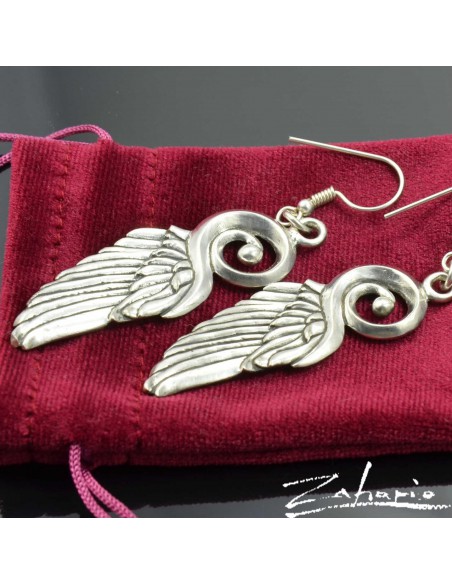 Earrings Wings Silver