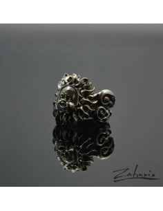 Ring Smiling Sun Silver 2