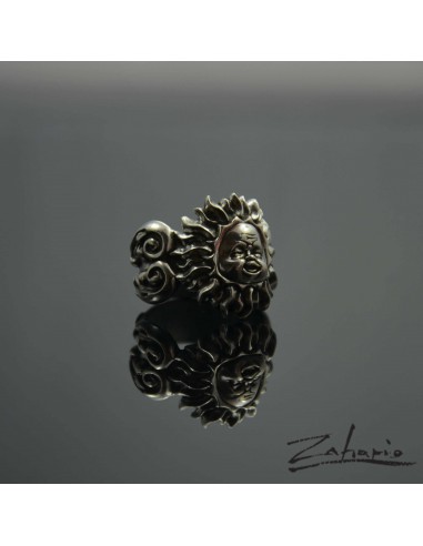 Ring Smiling Sun Silver