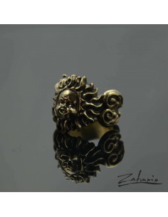 Ring Smiling Sun Bronze