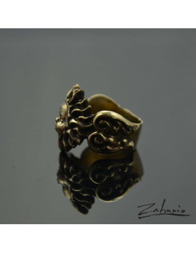 Ring Smiling Sun Bronze