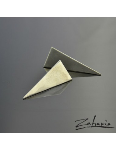 Earrings Triangle Silver