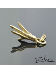 Wisior Kurza Łapka Brąz