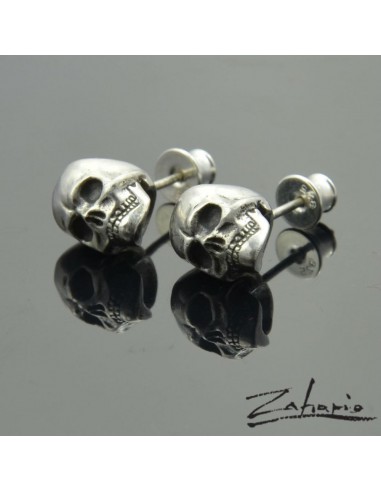 Earrings Skulls Silver