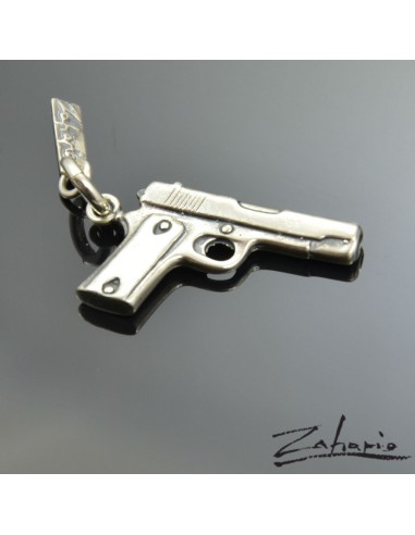 Wisior Pistolet Srebro