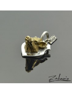 Pendant Boar Gold Head 2