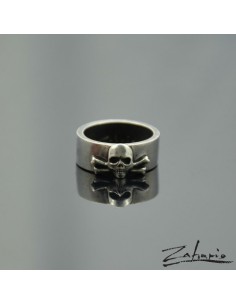 Obrączka Mała Czaszka Srebro