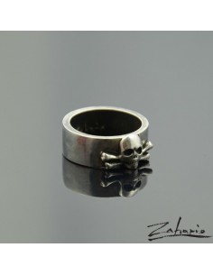 Obrączka Mała Czaszka Srebro 2