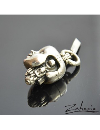 Wisiorek Głowa Android Synthia Srebro