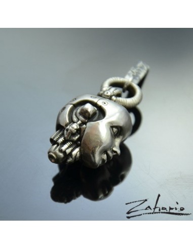 Wisiorek Głowa Android Synthia Srebro