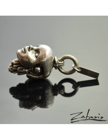 Wisiorek Głowa Android Synthia Srebro